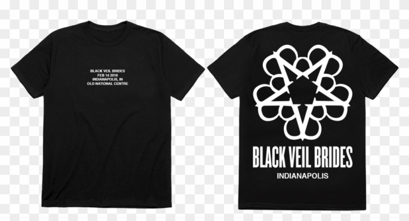 Bvb Tour Tee - Black Veil Brides Star Clipart #1163225