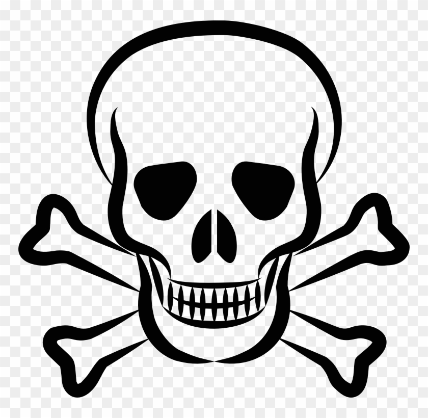 Skull And Crossbones Remix - Skull And Crossbones Clipart