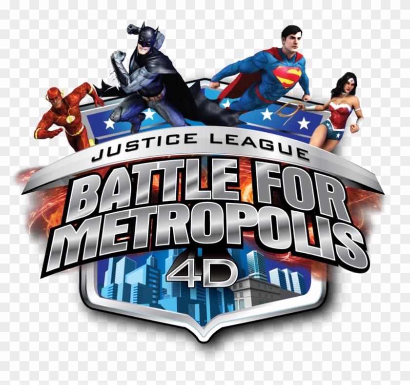 Six Flags Mexico Justice League Battle For Metropolis Clipart