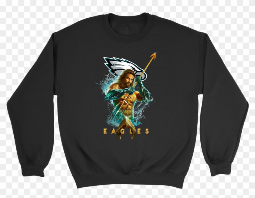 Philadelphia Eagles Aquaman Football Shirts Nfl - New Orleans Saints Christmas Shirt Clipart #1163670