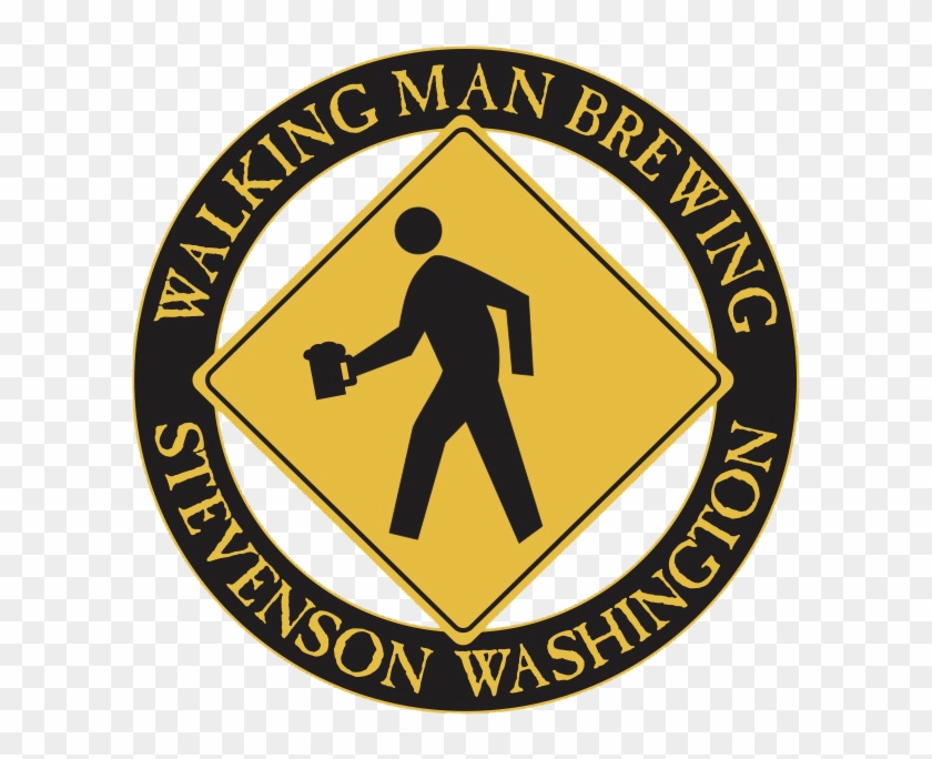 Walking Man Walking Stick Stout - Walking Man Brewery Logo Clipart