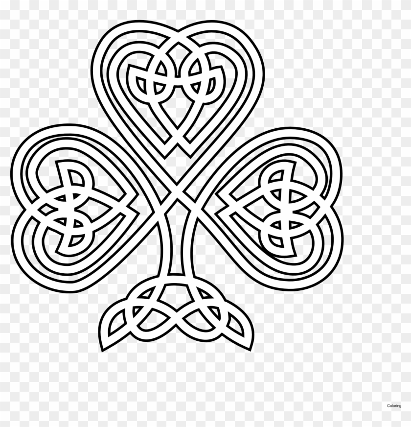 Celtic Knot Clipart Gaelic - St Patrick's Day Draws - Png Download #1164105