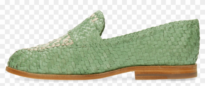 Loafers Ruby 10 Woven Mint - Slip-on Shoe Clipart