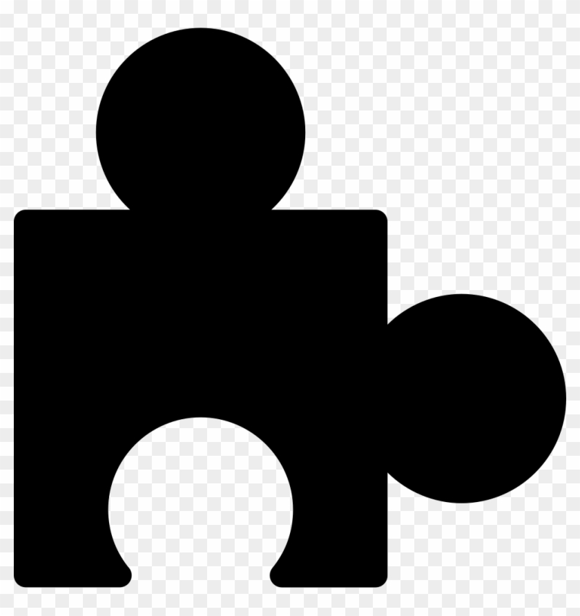 Puzzle Piece Silhouette Comments - Puzzle Silhouette Transparent Clipart