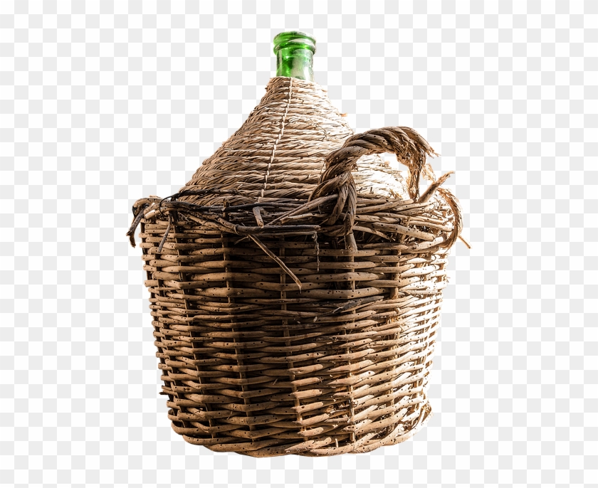 Balloon Wine Balloon Balloon Bottle Basket Bottle - Wicker Clipart #1164636