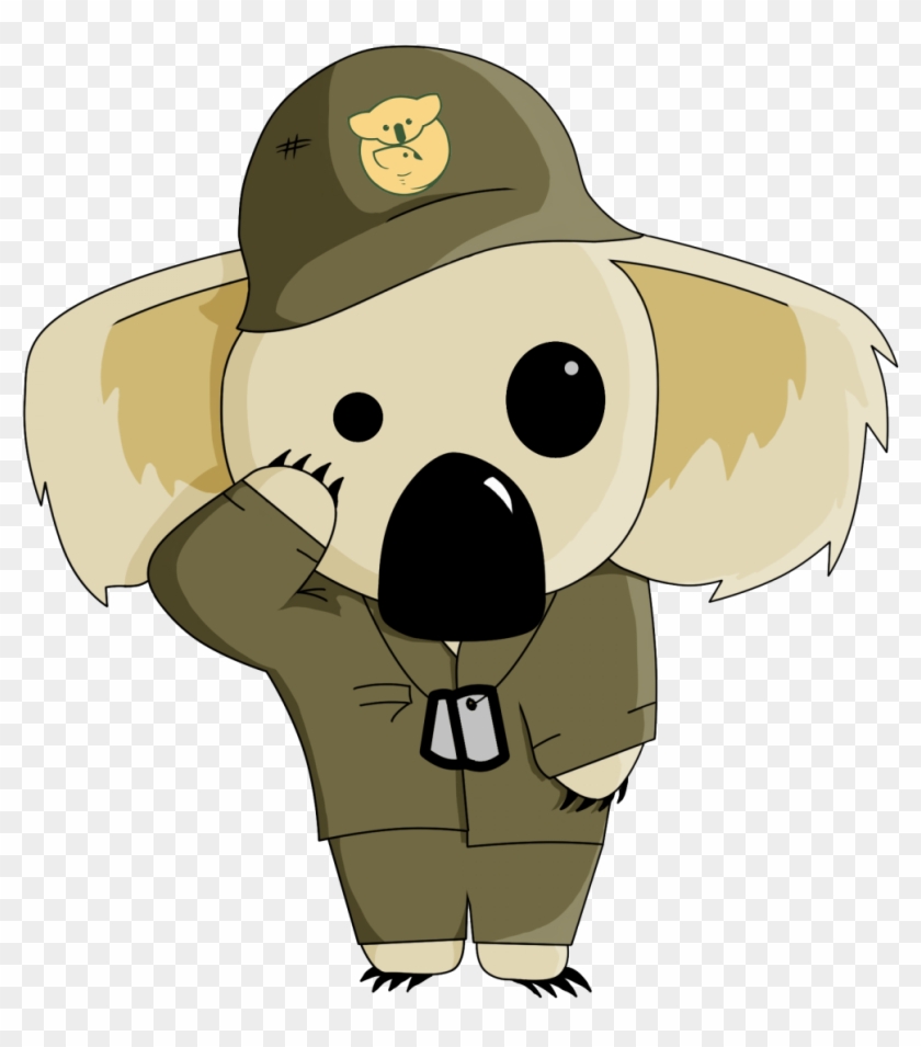 Urban Salutes You - Army Koala Clipart #1165445