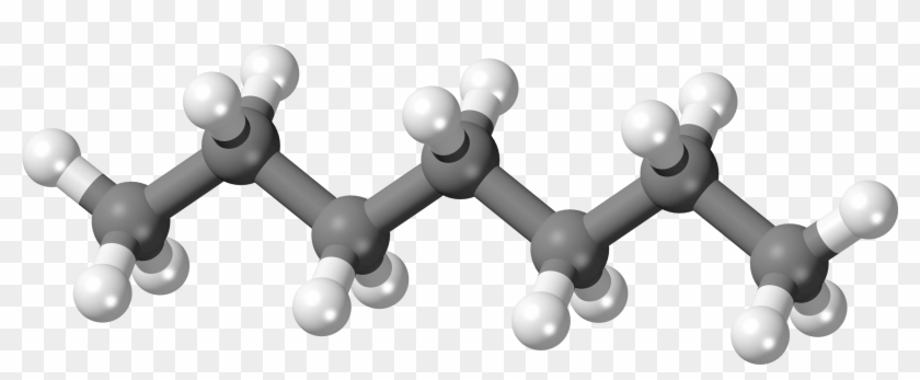 Heptane 3d Ball - Diethylene Glycol Png Clipart