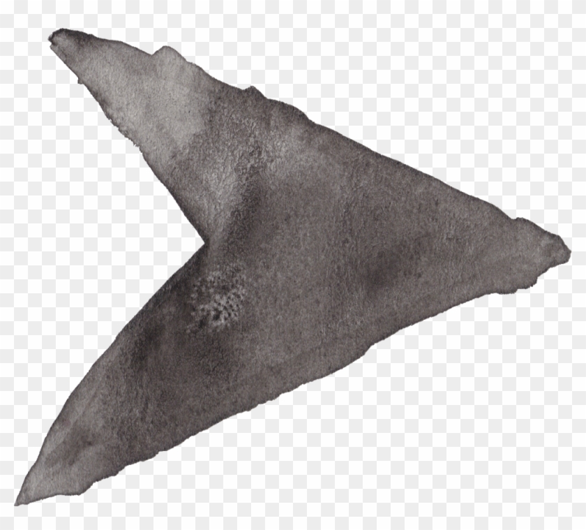 Watercolor Transparent Black - Watercolour Arrow Png Clipart #1166167