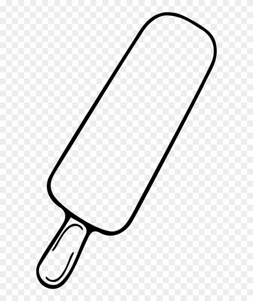 Clip Art Download Ice Block Free On Dumielauxepices - Outline Of Ice Candy - Png Download #1166171