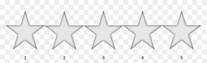 Rating Star Background Png - Four Out Of Five Stars Transparent Background Clipart