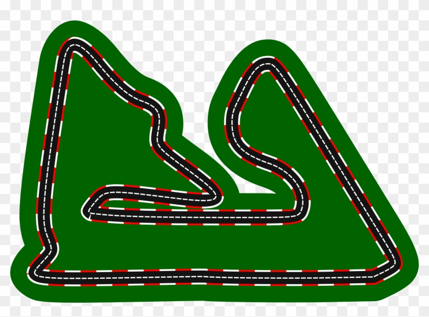 Big Image - Race Track Clip Art - Png Download