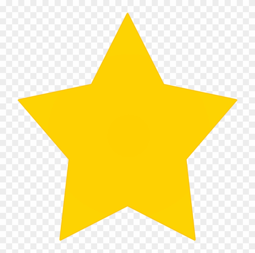 Yellow Star Transparent Background - Yellow Star Png Clipart #1166426