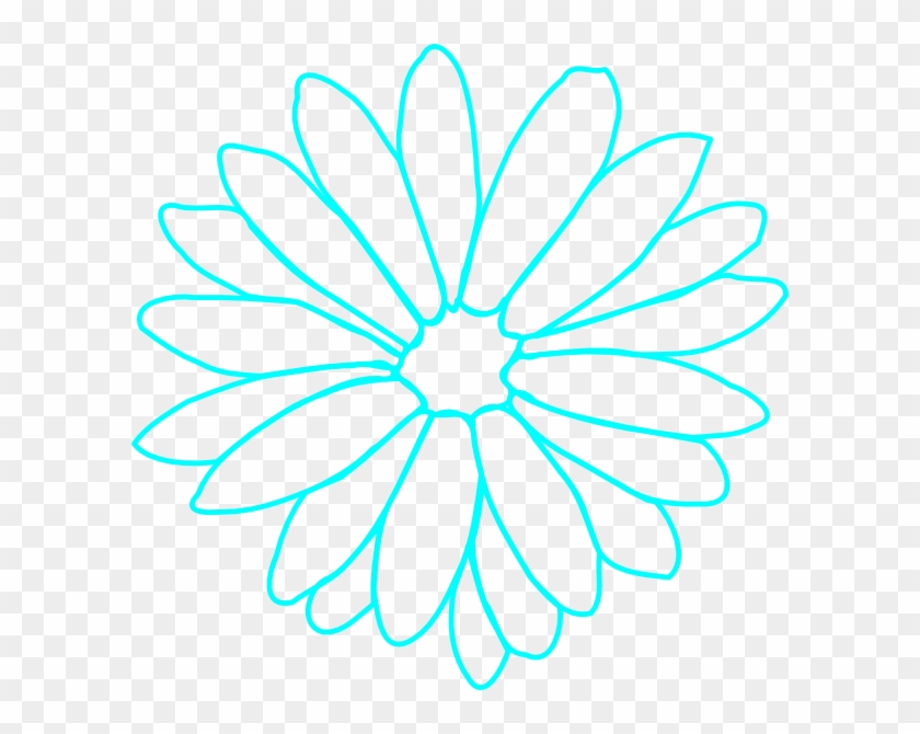 Blue Flower Png Clipart