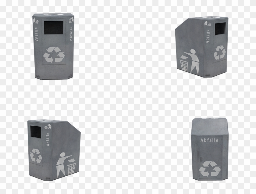 Garbage, Garbage Can, Object, Transparent, Isometric - Computer Case Clipart #1167798