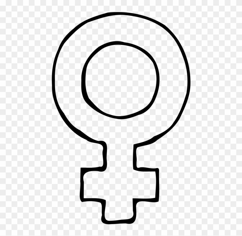 Female Gender Symbol Woman - Female Sign Clipart - Png Download #1168289