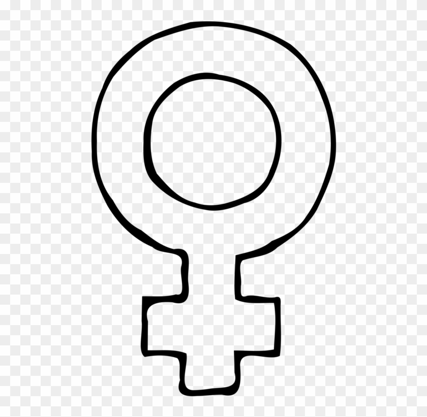 Female Gender Symbol Woman - Female Sign Clipart - Png Download