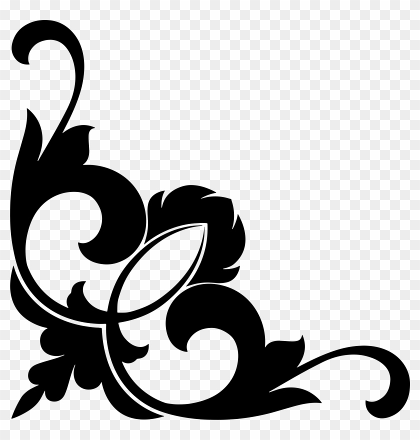 Line Clipart Ornament - Vintage Ornament Vector Png Transparent Png