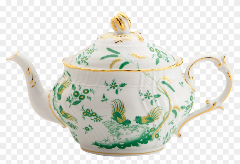 Teapot Oro Di Doccia Giada - Teapot Clipart #1168507