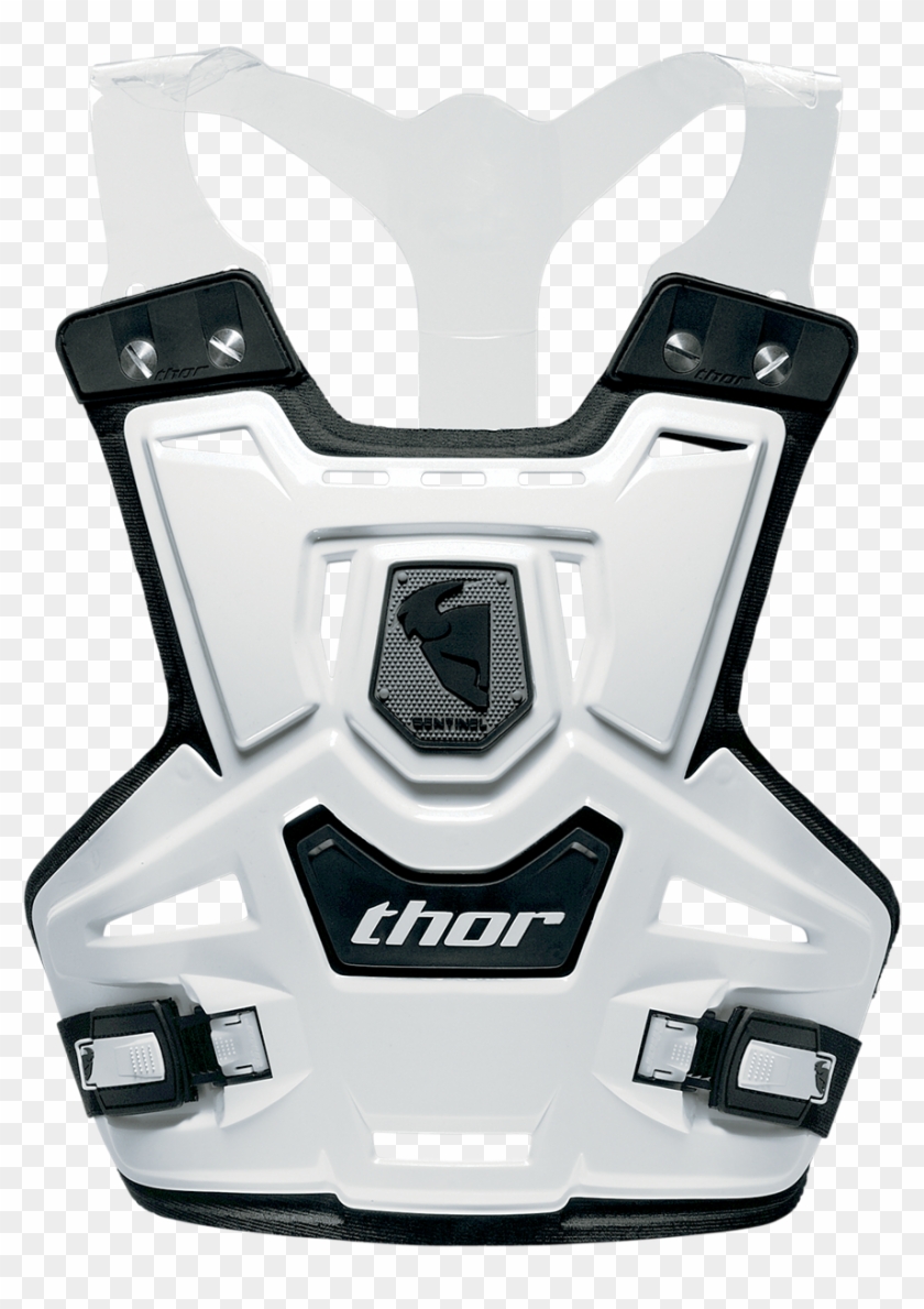 Thor Chest Protector Youth Sentinel Pro White - Thor Sentinel Clipart