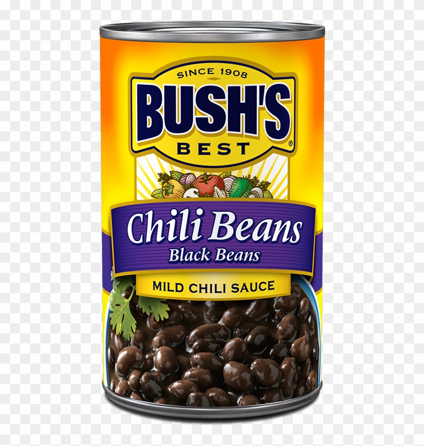 Bushu0027s® Black Beans In A Mild Chili Sauce - Chili Beans In Sauce Clipart #1169399