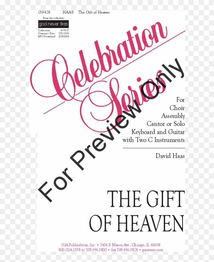 The Gift Of Heaven Thumbnail The Gift Of Heaven Thumbnail - Calligraphy Clipart