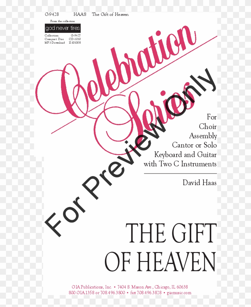 The Gift Of Heaven Thumbnail The Gift Of Heaven Thumbnail - Calligraphy Clipart #1169495