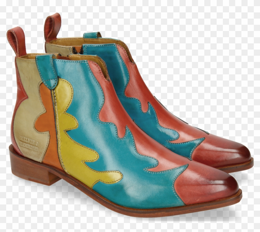 Ankle Boots Marlin 7 Fiesta Ice Blue Sol Tibet New - Melvin & Hamilton Clipart #1169503