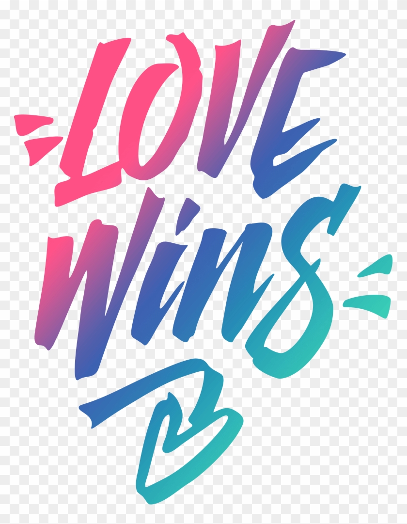 Free Love Wins Resistenza - Love Wins Font Clipart (#1169654) - PikPng
