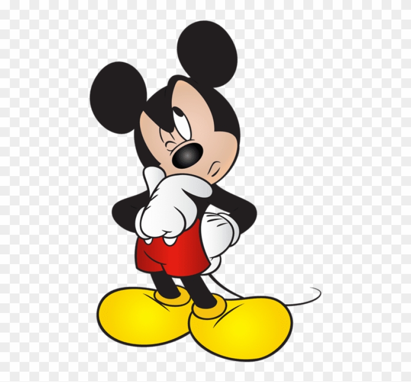 Free Png Download Mickey Mouse Free Clipart Png Photo - Mickey Mouse Thinking Transparent Png #1169688