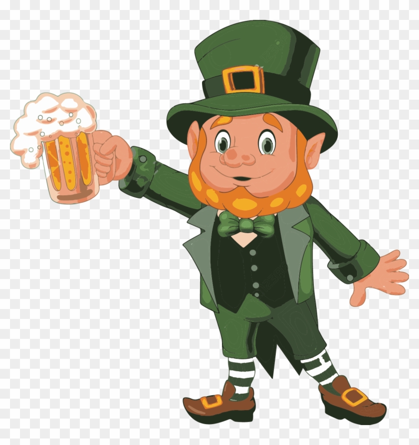 A Guide To Celebrating In Chicago - St Patrick's Day Leprechaun Clipart #1169782