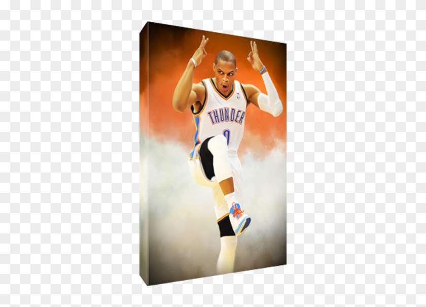 Details About Russell Westbrook Oklahoma City Thunder - Slam Dunk Clipart #1169829