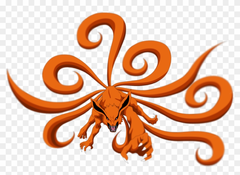 Nine Tailed Fox Naruto Png Clipart #1170564