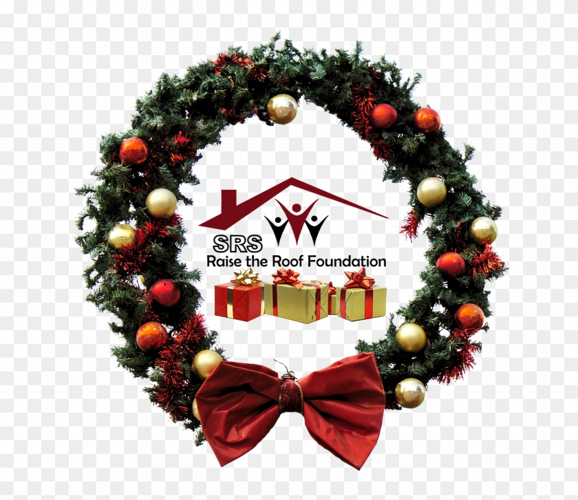 Join The Big Give To Support The Srs Raise The Roof - Christmas Wreath Transparent Background Clipart #1170633