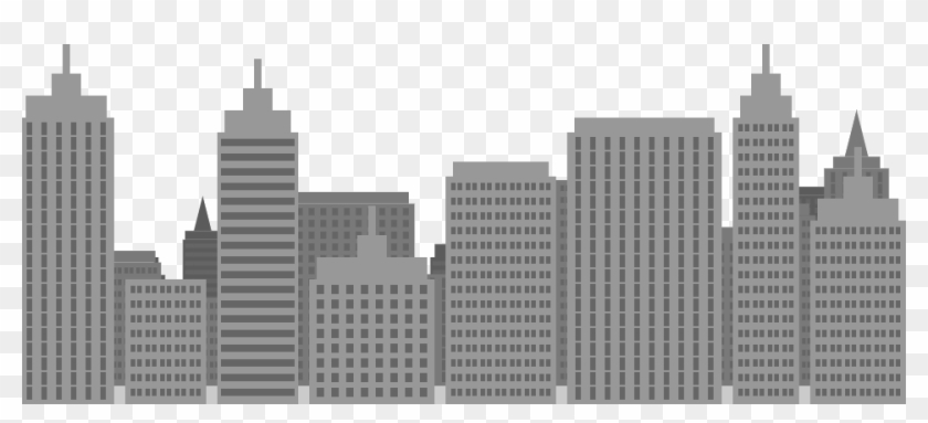 Drawing Cityscape - Urban Area Drawing Easy Clipart