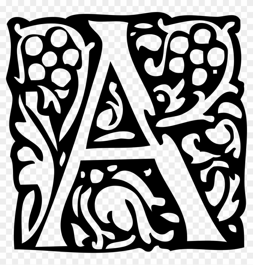 Big Image - Initial Letter Clipart #1170872