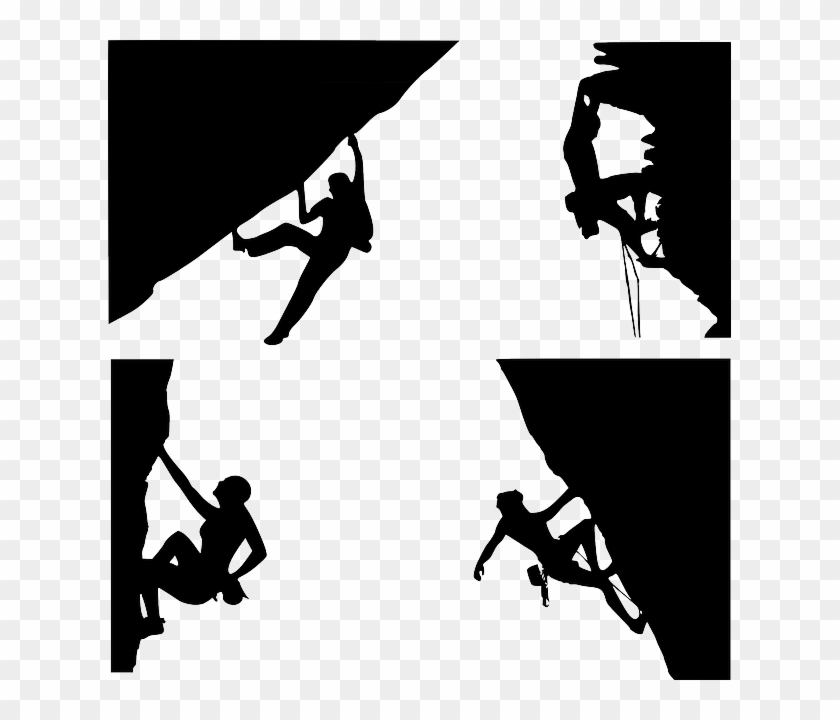 623 X 640 10 Rock Climbing Clip Art Png Download (1170950) PikPng