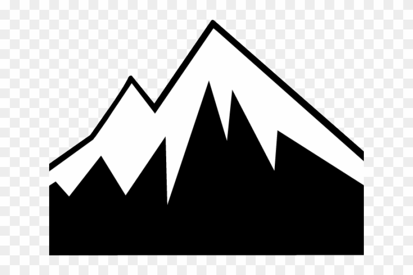 Mountains Clipart Silhouette - Mountain Logo Vector Png Transparent Png