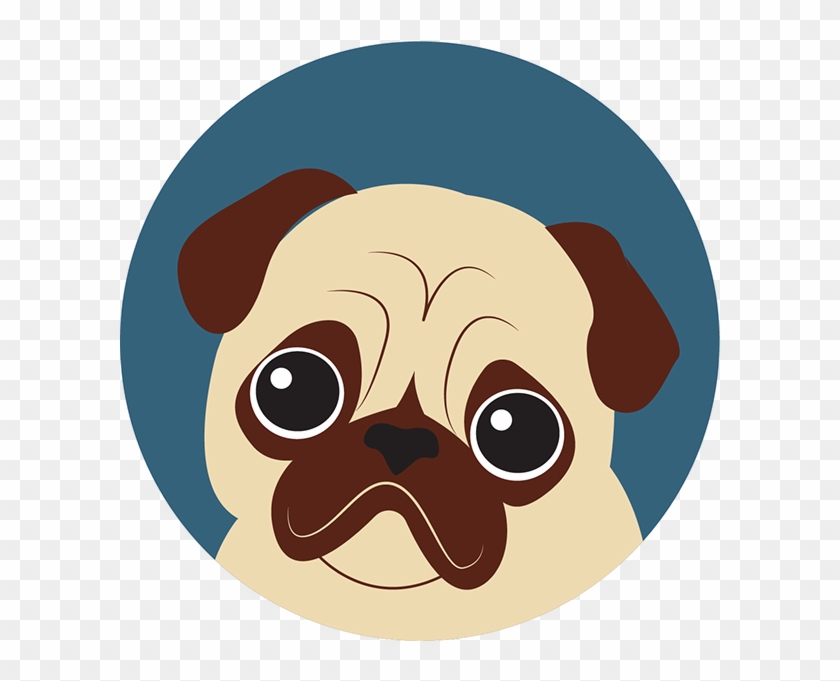 Gritty Pug Coffee On Behance - Pug Clipart #1170994