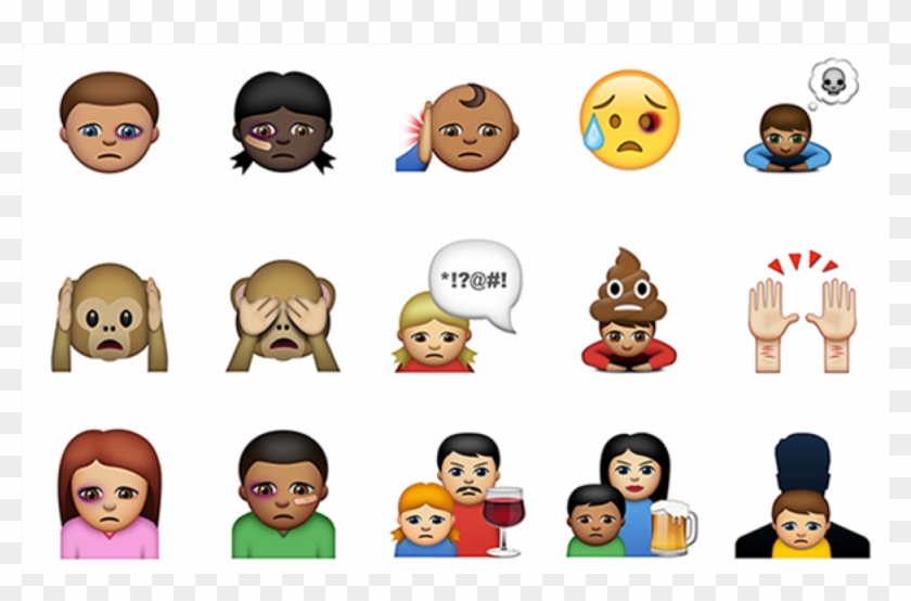 Image Courtesy Of Bris - Bris Abused Emojis Clipart