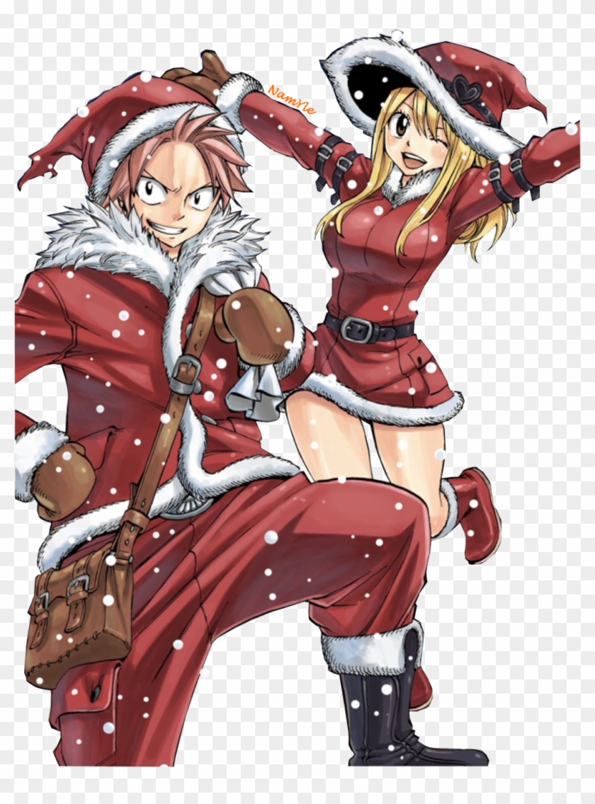 Is There Anything Better Than A Picture Of Natsu And - Lucy And Natsu Christmas Clipart