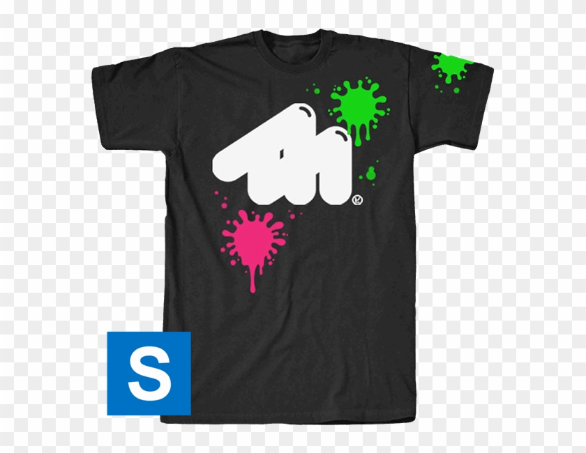 Bubble Splat Mens T-shirt - Active Shirt Clipart