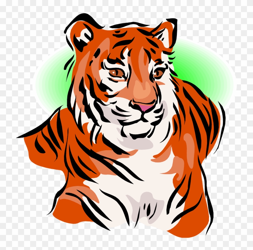 White Tiger Clipart Simple - Minority Front - Png Download #1171702