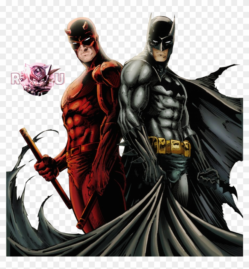 Daredevil & Batman Clipart