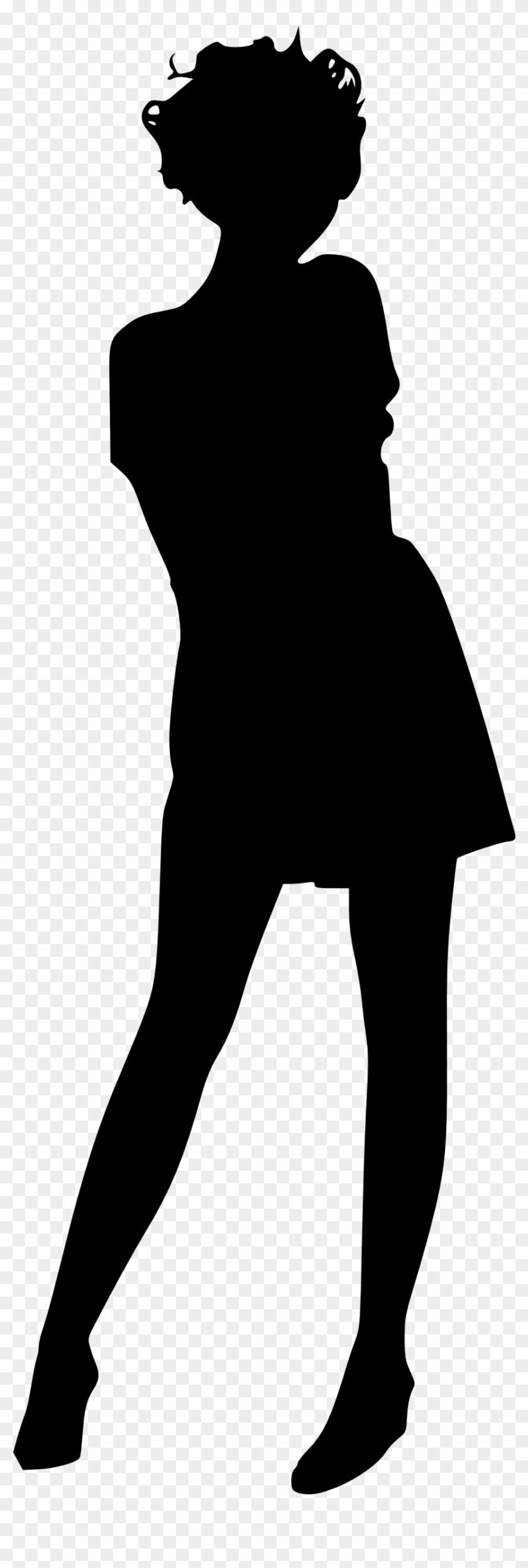 Free Download - Silhouette People Taking A Shower Clipart