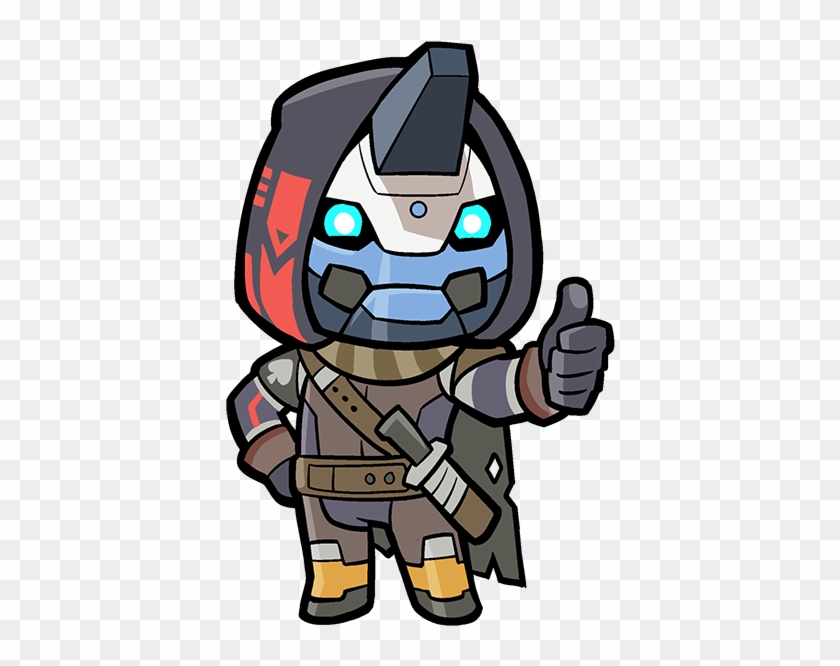 Destiny 2 Companion Messages Sticker-2 - Cute Cayde Clipart