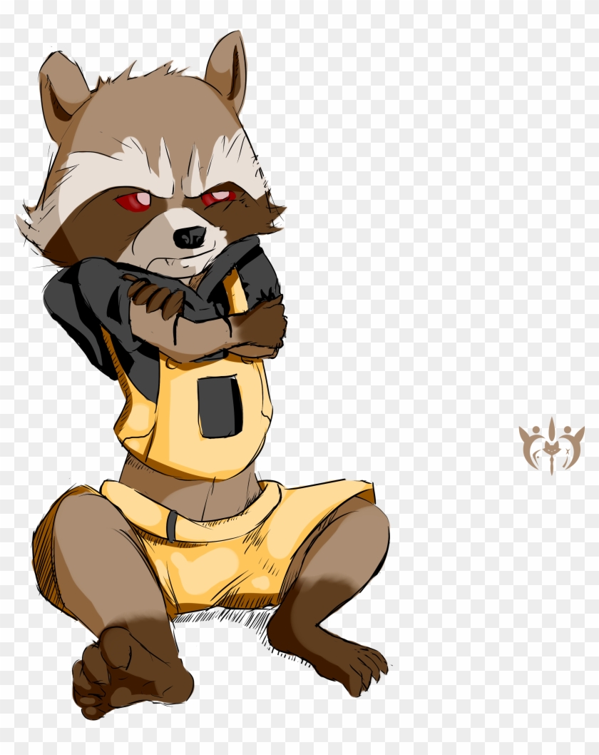 So Rocket Wore This Dope Ass Cute Af Outfit - Cartoon Clipart
