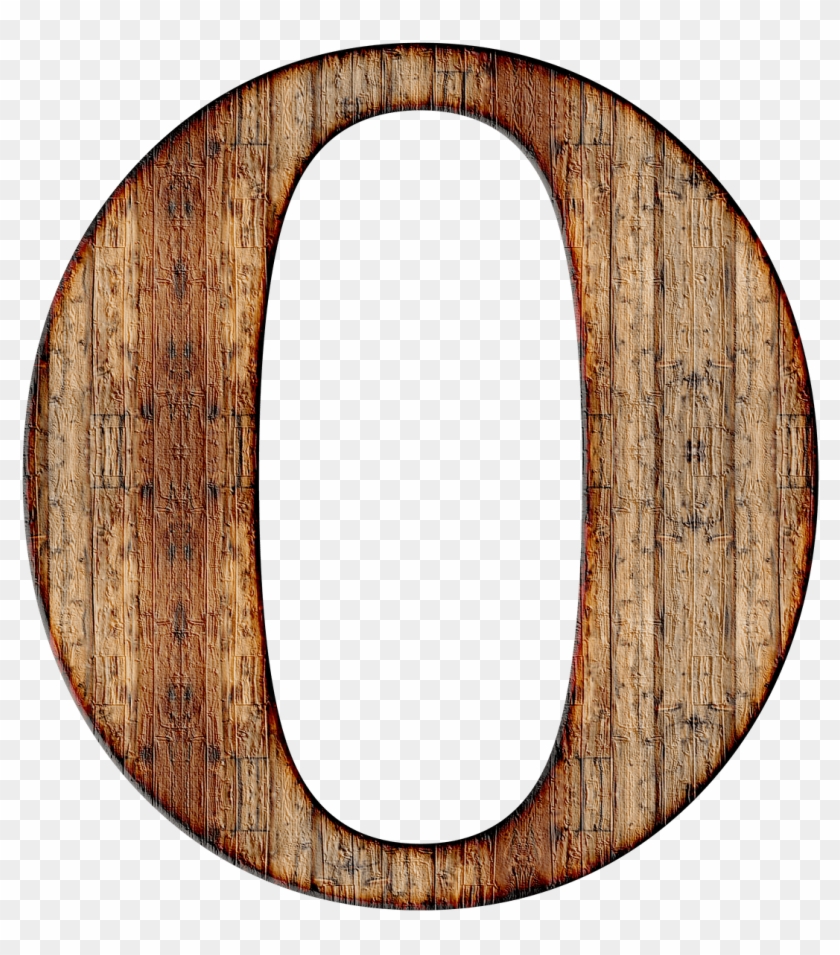 O Letter Png Clipart - Wood Letter O Png Transparent Png #1172357