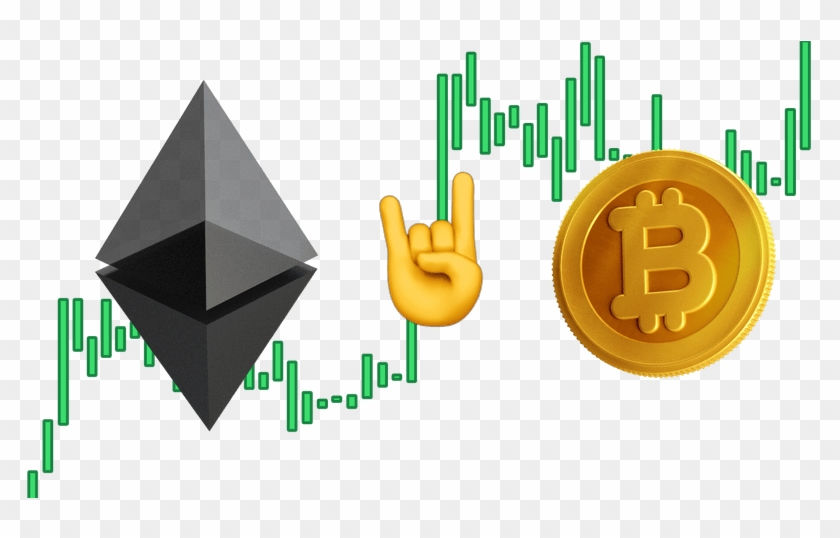 Bitcoin Vs Ethereum - Bitcoin And Ethereum Png Clipart #1172643