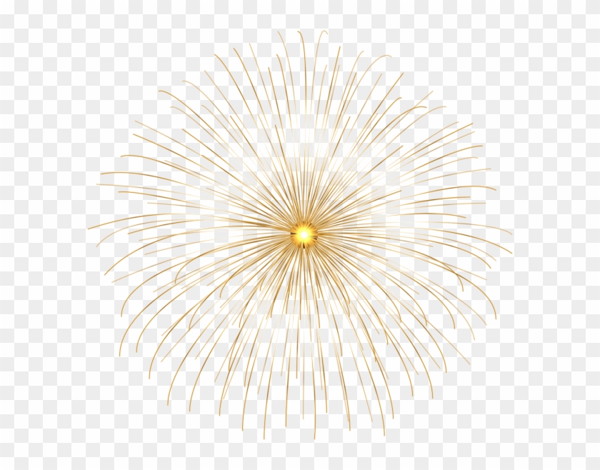 Gold Firework Circle Png Clip Art - Flower Transparent Png #1172826