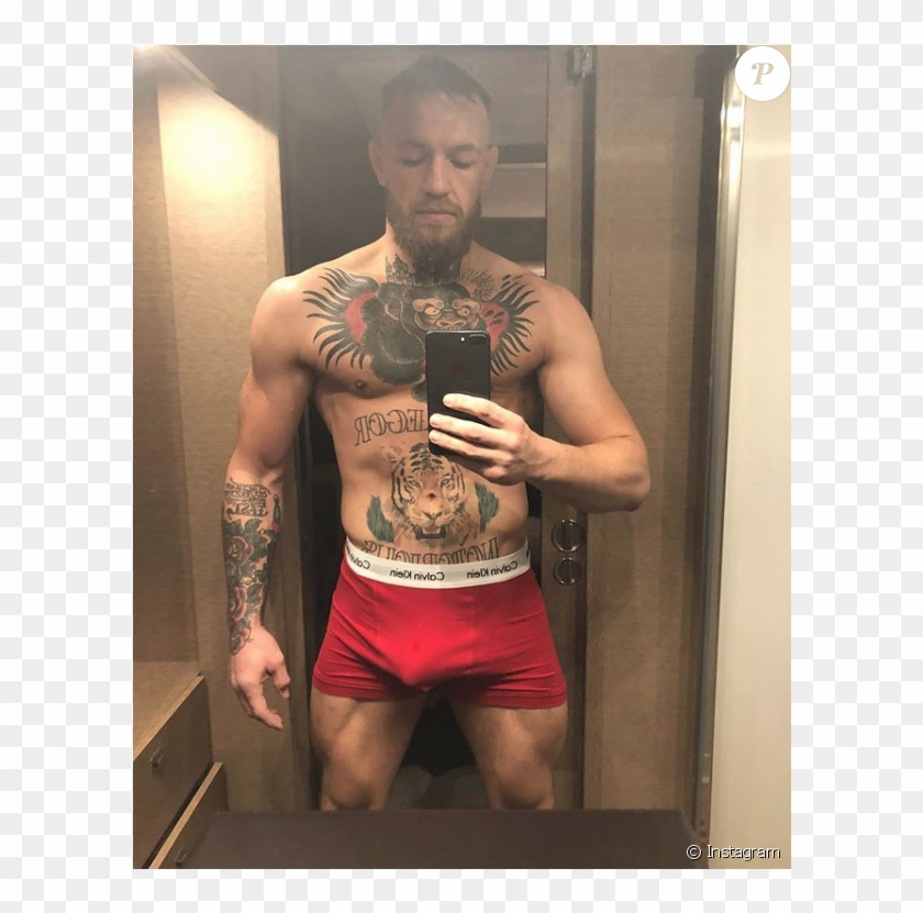 Conor Mcgregor, Selfie Sur Instagram Le 20 Juillet - Conor Mcgregor Underwear Clipart
